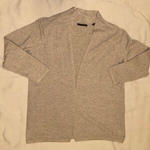 Oatmeal Open Front Cardigan